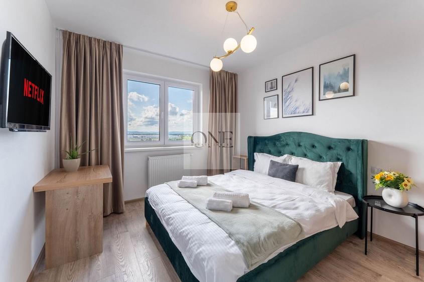 Apartament cu 2 camere decomandat, mobilat în Tractorul