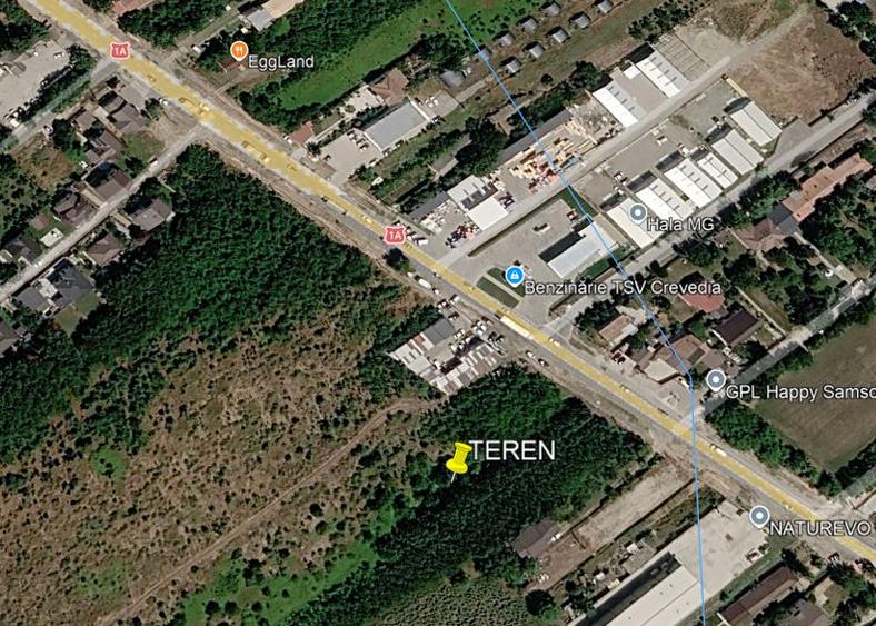 Teren Construcții intravilan de 3163 mp, în Crevedia