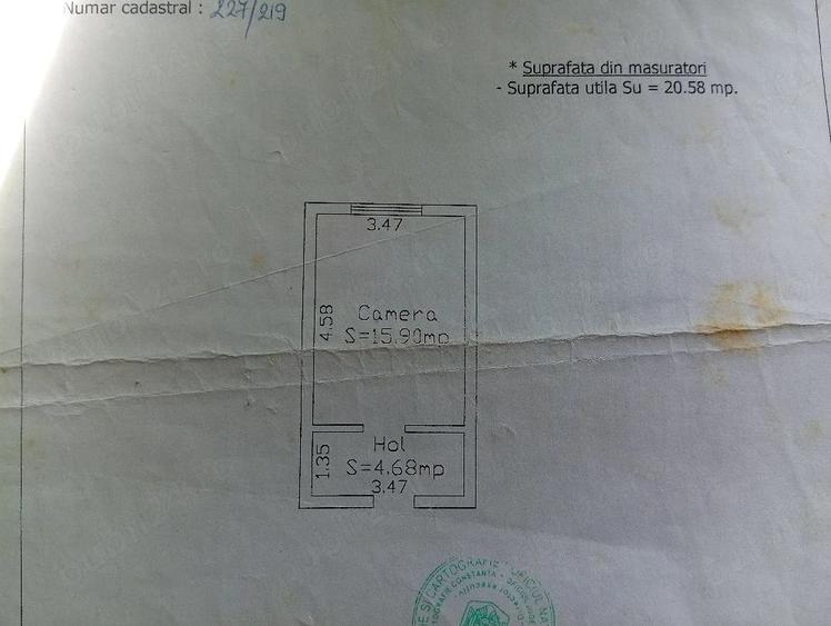 Garsonieră nedecomandată în Km 4