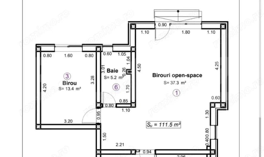 Apartament cu 2 camere semidecomandat în Dumbrăvița
