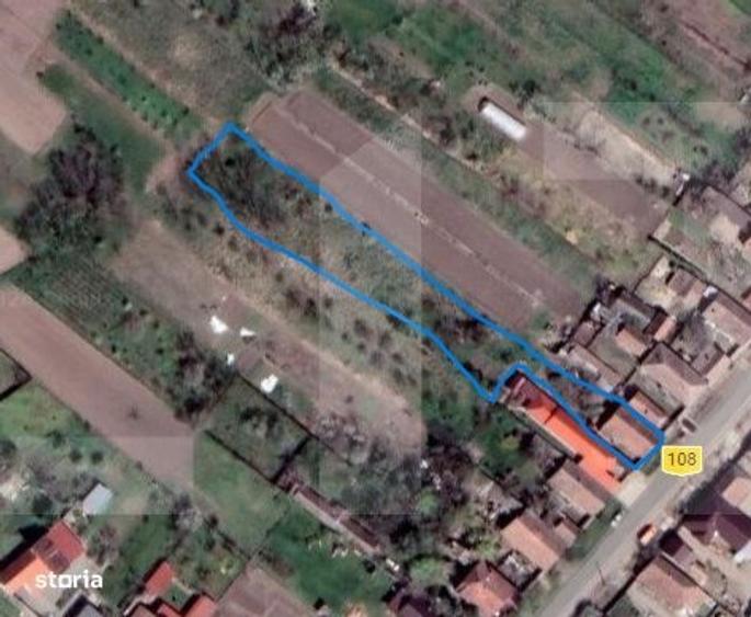 Casă cu 2 camere cu Teren 1756 Mp în Sânpaul