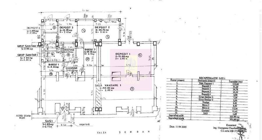 Spatiu comercial Calea Serban Voda, 261 mp, vitrina 20ml,... - 1