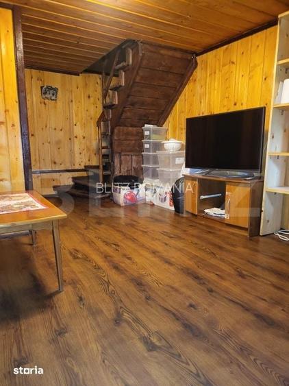 2 Cabane lemn Vadu Negrilesei, 96MP, 1100 MP teren, 45k