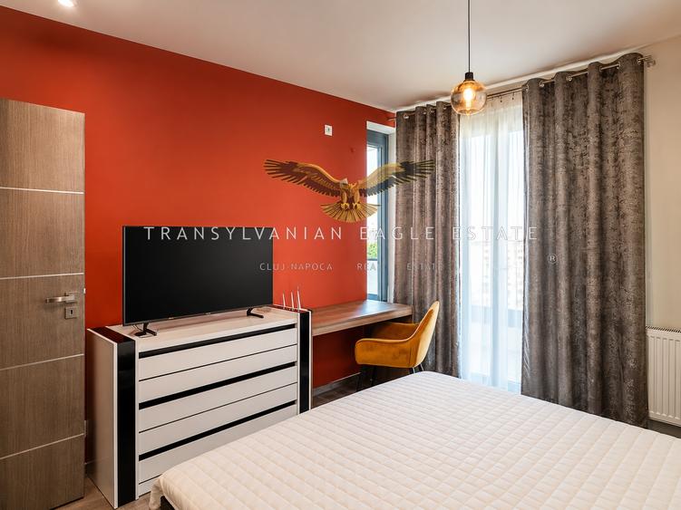 Apartament cu 2 camere semidecomandat, mobilat în Între Lacuri