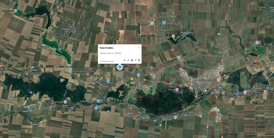 Teren de 5000 mp, în Fundata