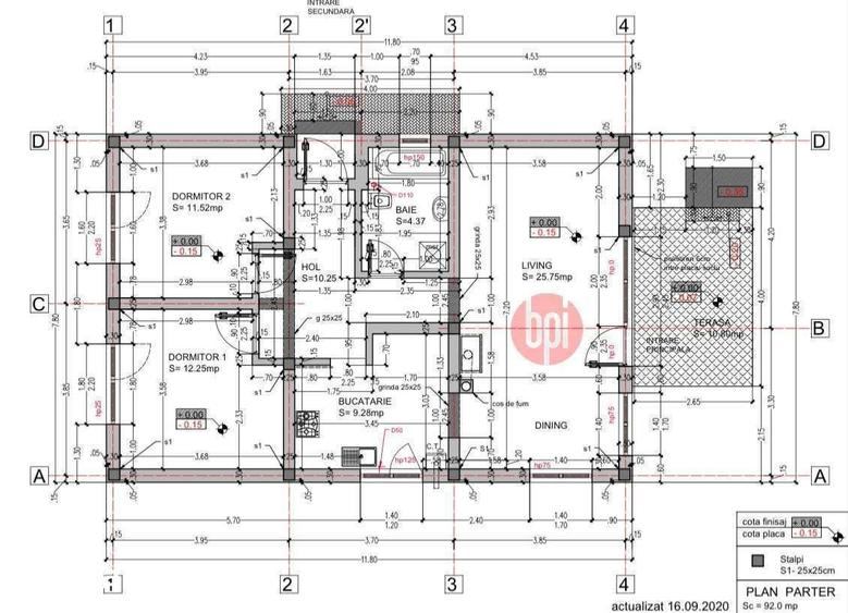 Casă cu 3 camere cu Teren 1800 Mp în Boroaia