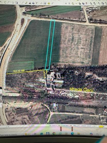 Teren Construcții intravilan de 3073 mp, în Brănești