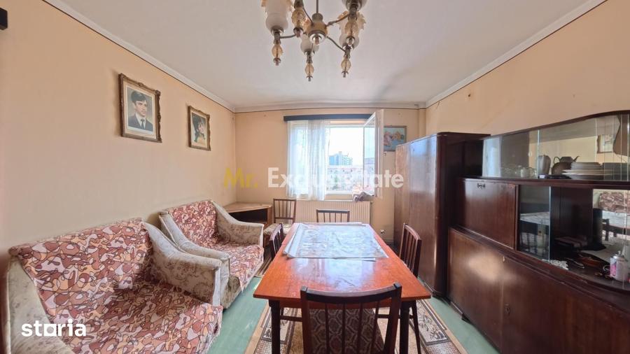 Apartament cu 2 camere semidecomandat în Micro 14
