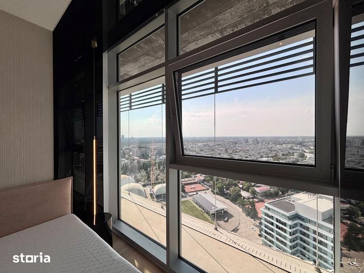 De inchiriat 2 camere | etaj 22 | Floreasca - 2