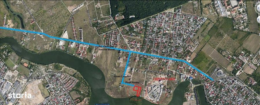 Teren de 3600 mp, în Sisești