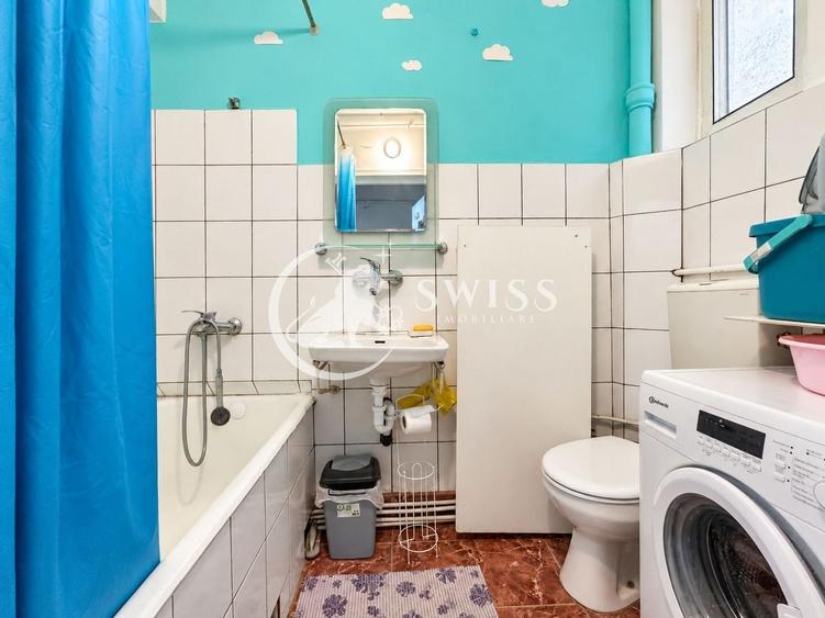 Apartament cu 2 camere semidecomandat, mobilat în Central