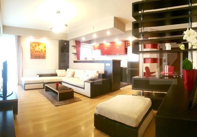 Apartament cu 2 camere semidecomandat, mobilat în Bună Ziua