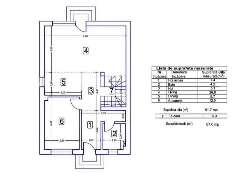 Casă cu 4 camere cu Teren 235 Mp în Prelungirea Ghencea