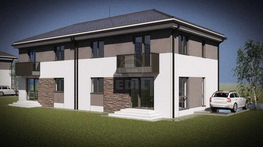 Duplex cu 4 camere cu Canalizare în Florești