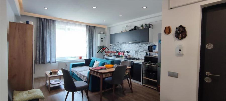 Apartament cu 2 camere, mobilat 45,6 mp utili plus balcon, garaj subteran zona T - 5
