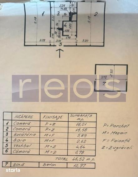 Apartament cu 2 camere în Floreasca
