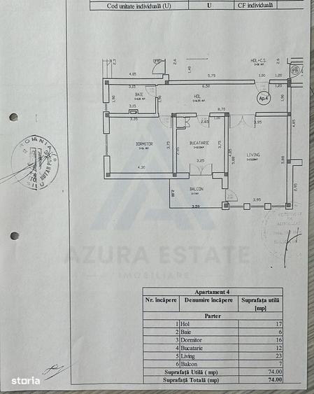 Apartament cu 2 camere decomandat în Central