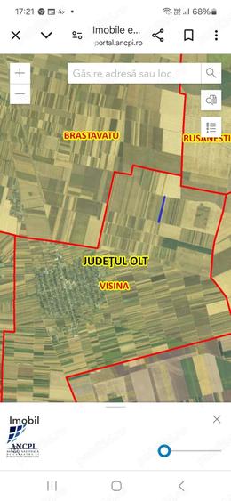 Teren de 34200 mp, în Vișina