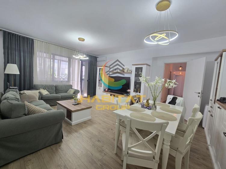 Apartament cu 4 camere decomandat, mobilat în Brâncoveanu