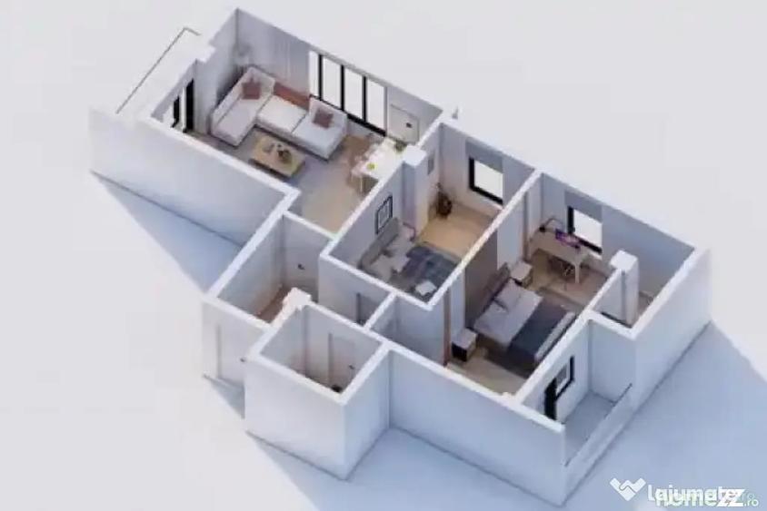 Apartament 3 camere, bloc nou , etaj intermediar , Radauti - 5