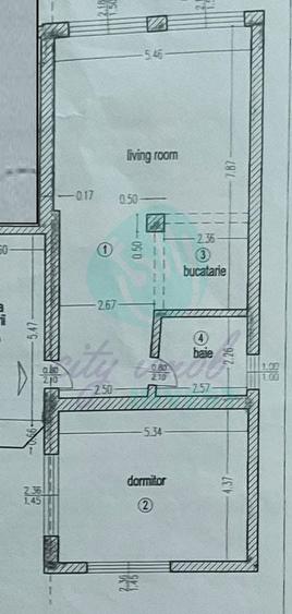 Apartament cu 2 camere decomandat, mobilat în Polonă