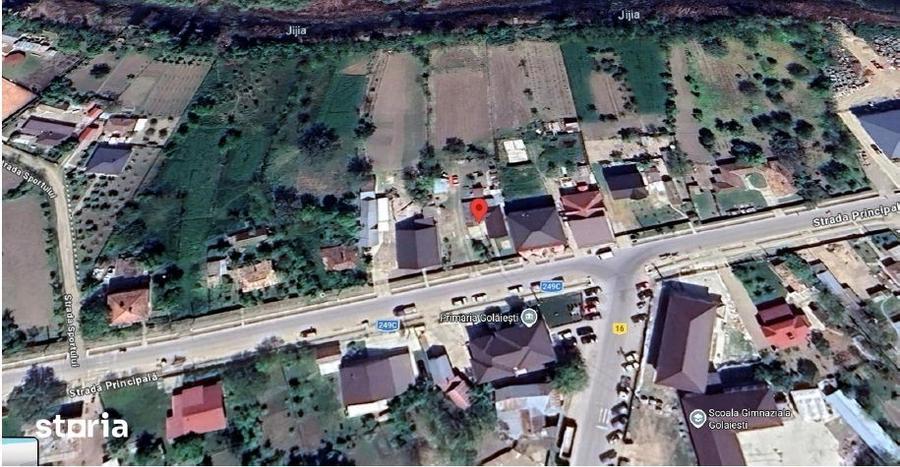 Casă cu 2 camere cu Teren 37 Mp în Golăiești