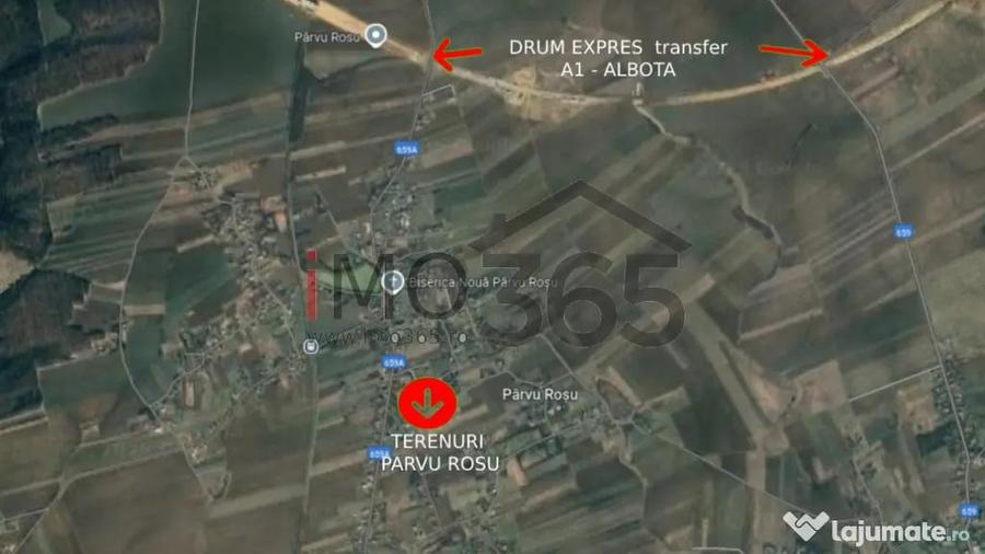 Teren intravilan loturi Parvu Rosu 500 mp - aproape de Pites - 2