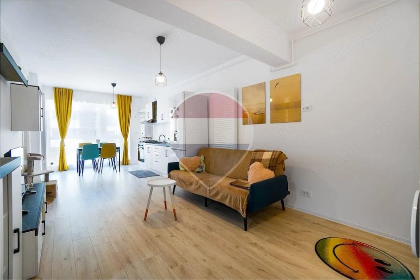 Apartament cu 2 camere semidecomandat în Sânpetru