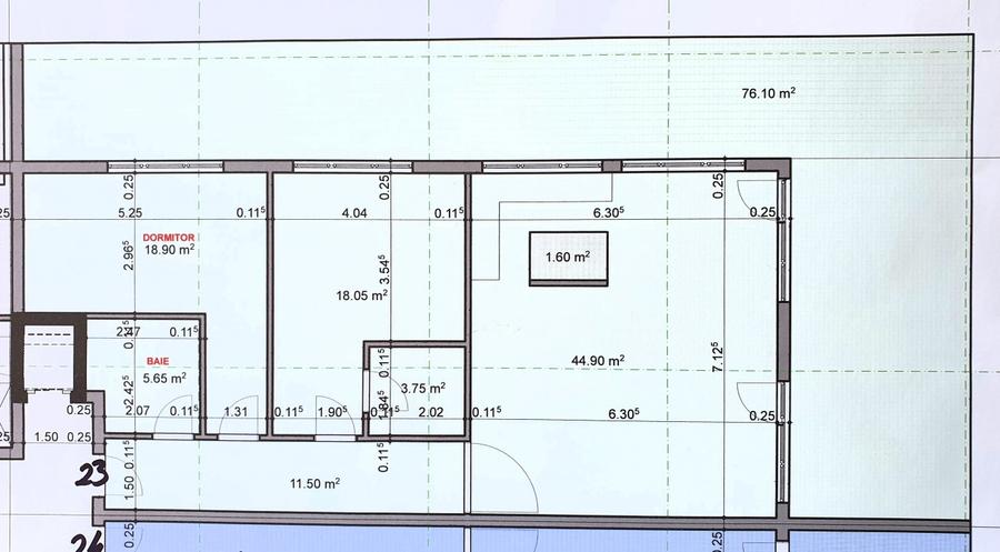 Apartament cu 3 camere în Veterani