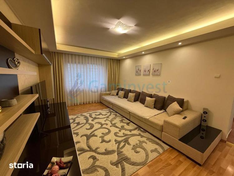 Apartament cu 3 camere decomandat, mobilat în Nufărul