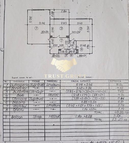Apartament cu 2 camere decomandat în Gorjului