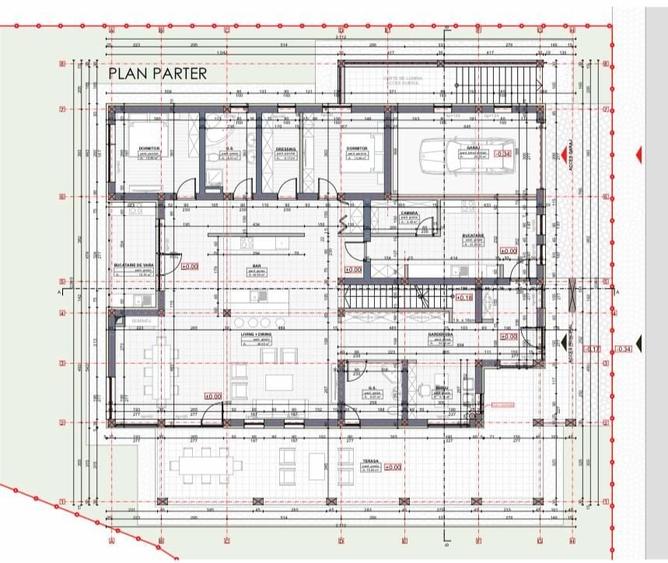 Casă cu 6 camere cu Teren 1400 Mp în Central