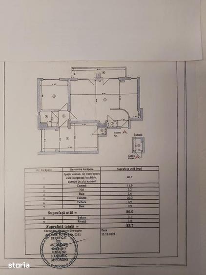 Apartament cu 3 camere decomandat în Centrul Civic
