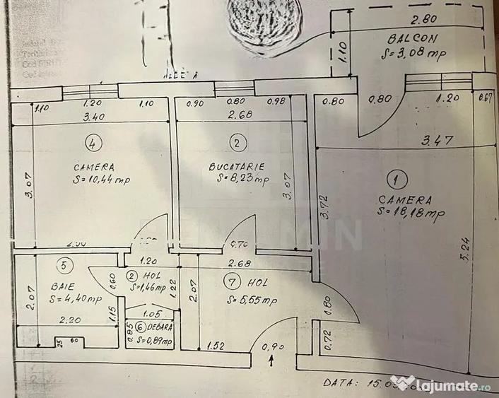 Apartament cu 2 camere decomandat în Craiovița Nouă
