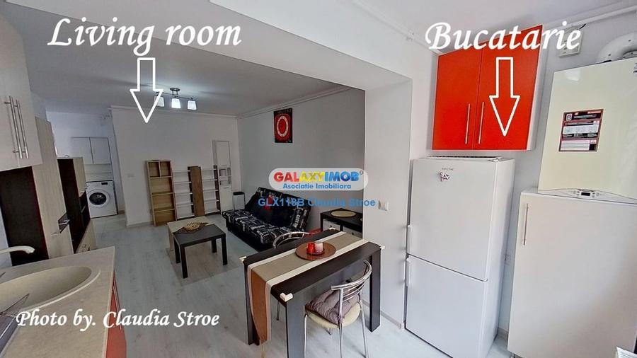 Apartament cu 2 camere semidecomandat, mobilat în Theodor Pallady