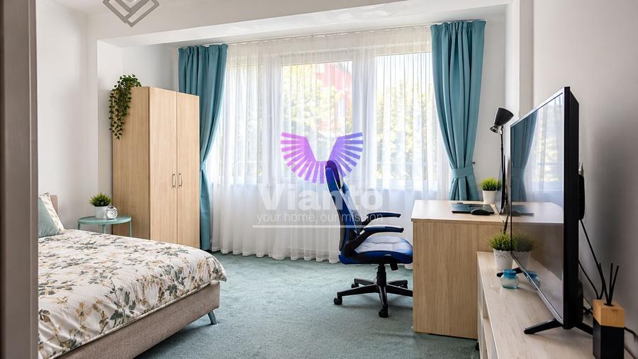 Apartament cu 2 camere decomandat, mobilat în Central