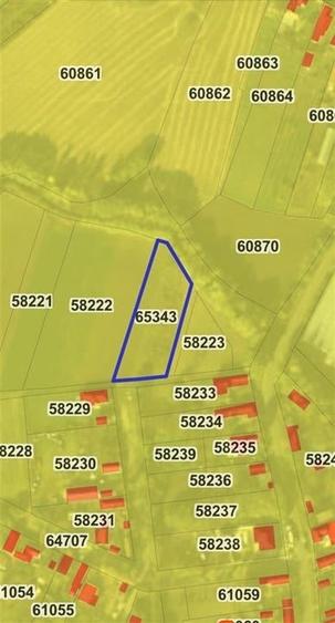 Teren Construcții intravilan de 2500 mp, în Santăul Mare