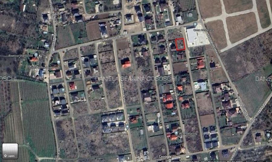 Teren intravilan de vanzare in suprafata 500 m2 Bucium - Visani
