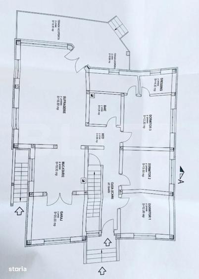 Casă cu 4 camere cu Teren 1105 Mp în Central