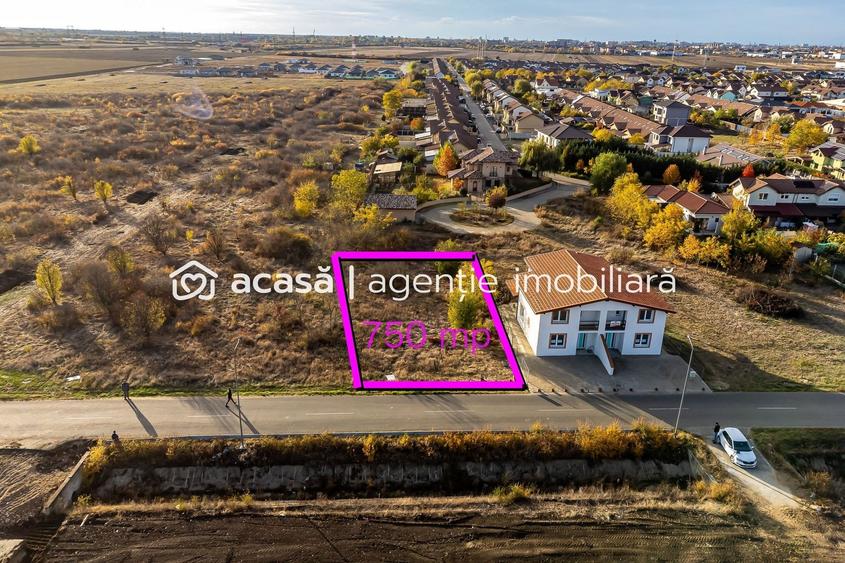 Teren Construcții intravilan de 750 mp, în Vladimirescu