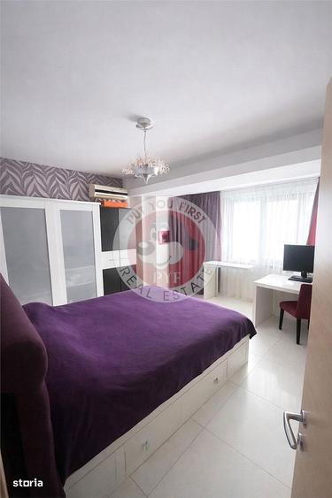 Apartament cu 3 camere semidecomandat, mobilat în Obor