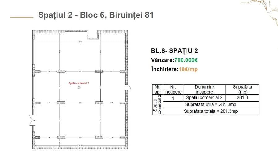 Spațiu comercial, de 281.29998779297 mp, în Popești-Leordeni