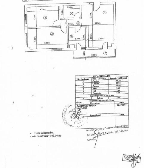 Vanzare apartament 3 camere,bloc 2008,Hydra Residence,Voluntari,Str. Galata 55 - 3