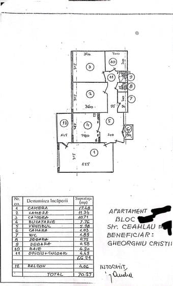 Apartament decomandat în Crângași