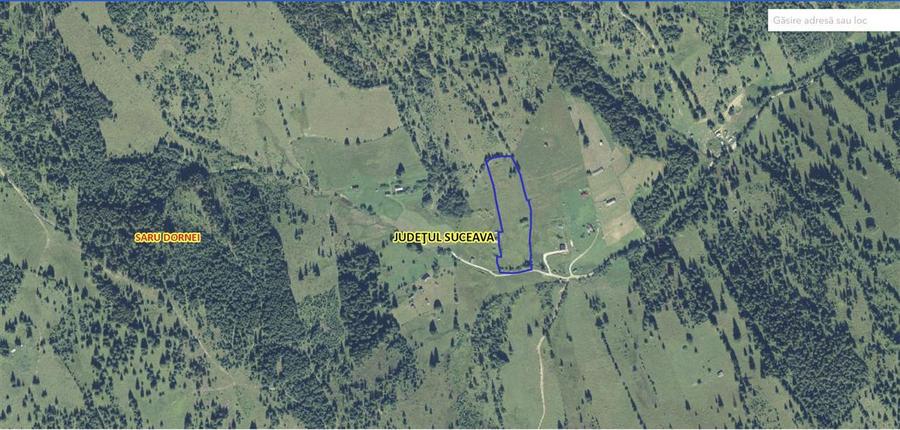Teren Construcții intravilan de 6000 mp, în Șaru Dornei