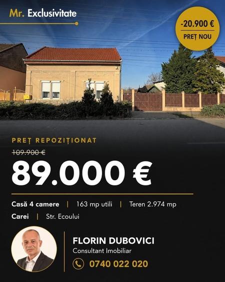 Casă 4 camere cu Teren 2.974 mp | Rezidență sau afacere | Carei - 24