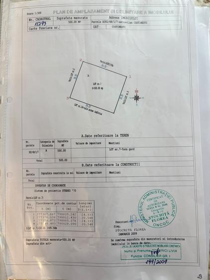 Teren agricol extravilan de 500 mp, în Costinești