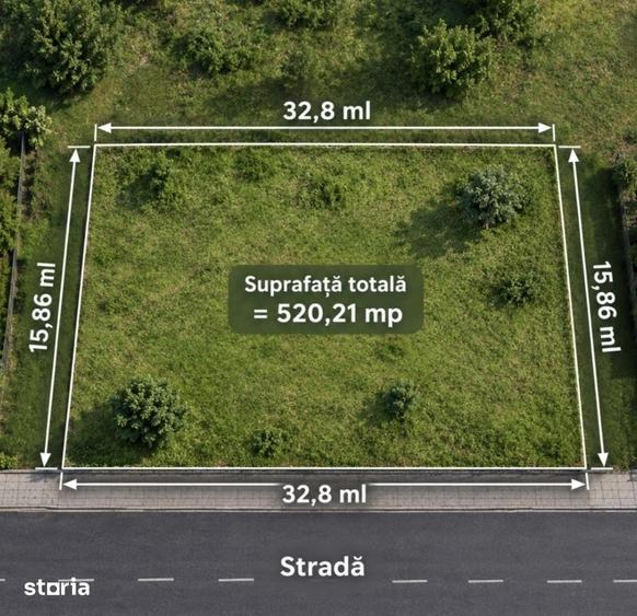 Teren de 520 mp, în Dâmbul Rotund