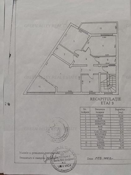 Apartament cu 3 camere decomandat în Dorobanți