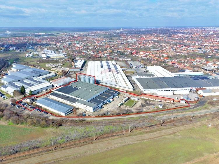 Spațiu industrial, de 6,132 mp, în Aradul Nou